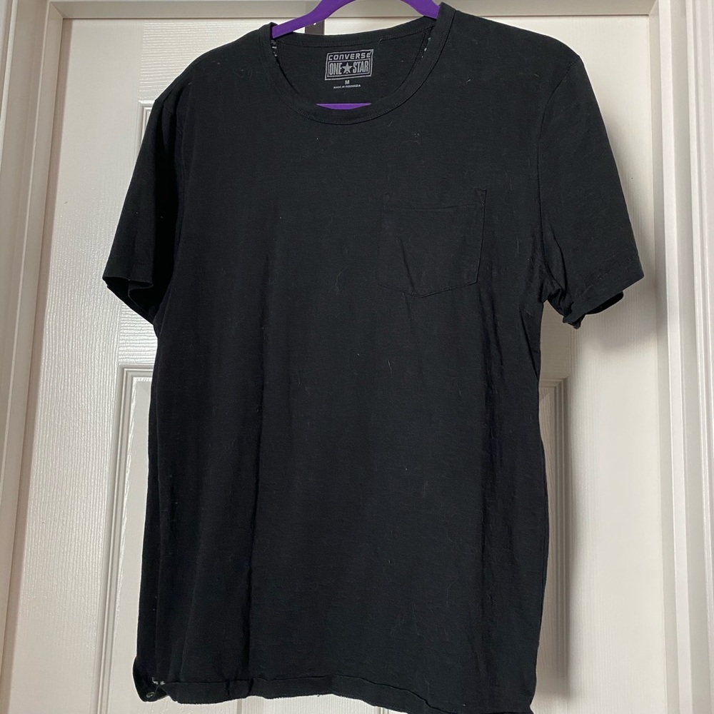 Black Converse All Star T-Shirt